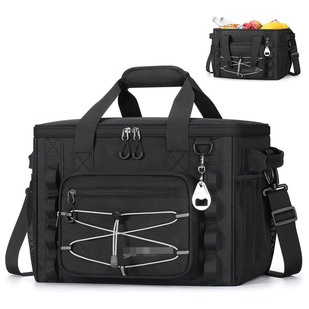 Insulated Cooler Bag | Leakproof 24H Cold Storage | Camping & Beach | Grey