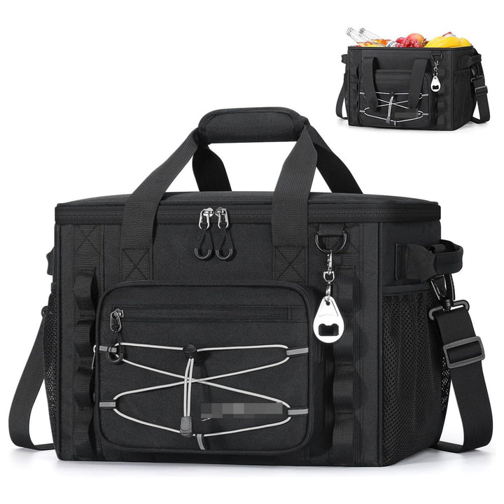 Insulated Cooler Bag | Leakproof 24H Cold Storage | Camping & Beach | Grey