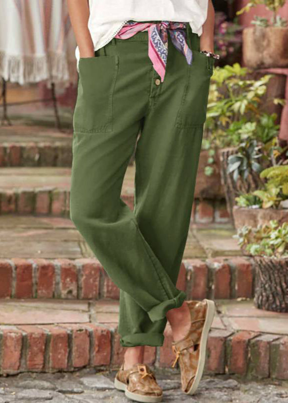 Covernorth Women’s Straight-Leg Trousers with Scarf Belt
