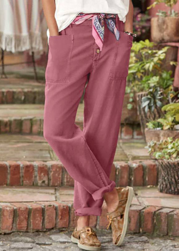 Covernorth Women’s Straight-Leg Trousers with Scarf Belt