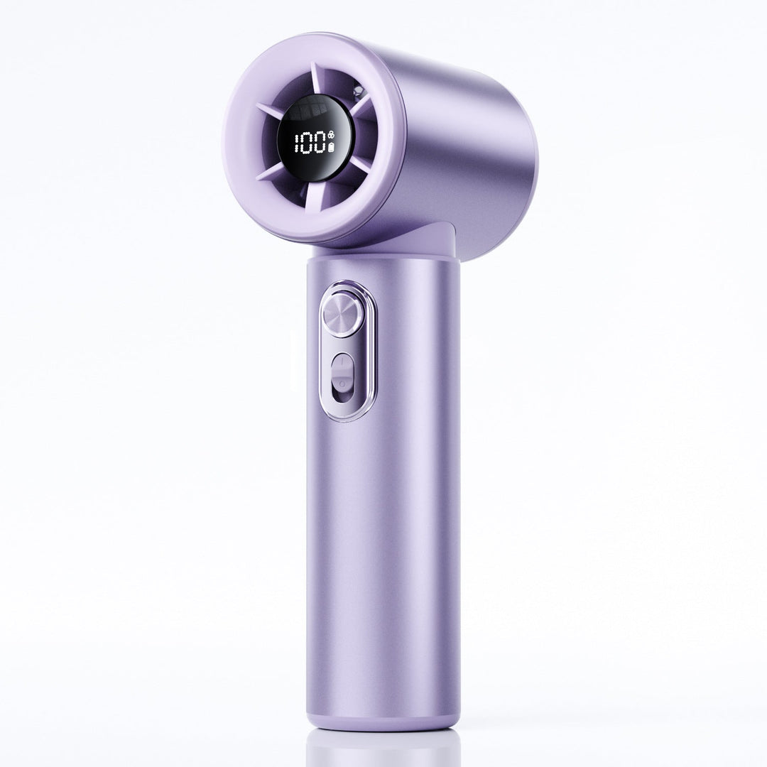 Portable Handheld Fan | Fast Cooling, LED Display | Desk, Travel