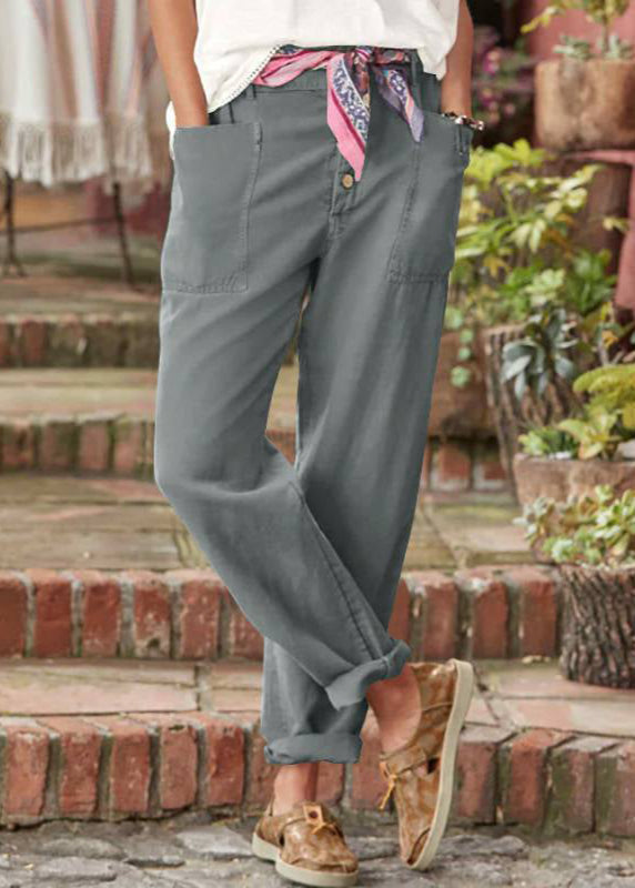 Covernorth Women’s Straight-Leg Trousers with Scarf Belt