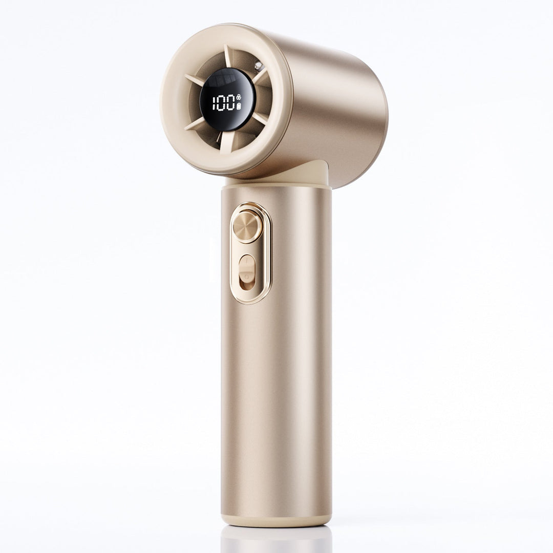 Portable Handheld Fan | Fast Cooling, LED Display | Desk, Travel