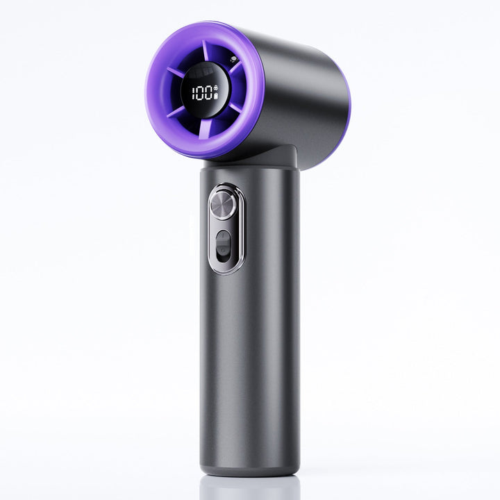 Portable Handheld Fan | Fast Cooling, LED Display | Desk, Travel
