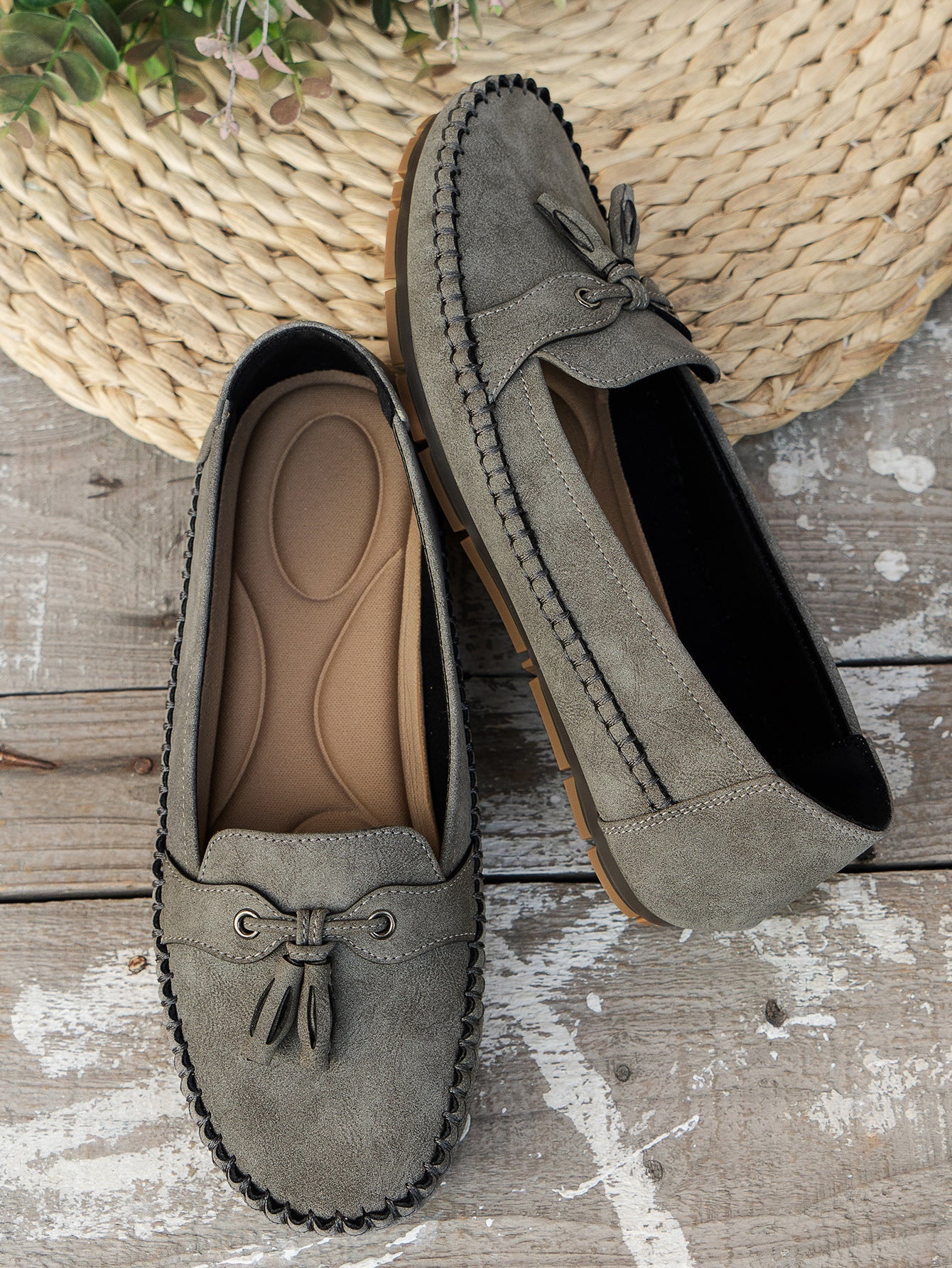 Women's Suede Tassel Loafers