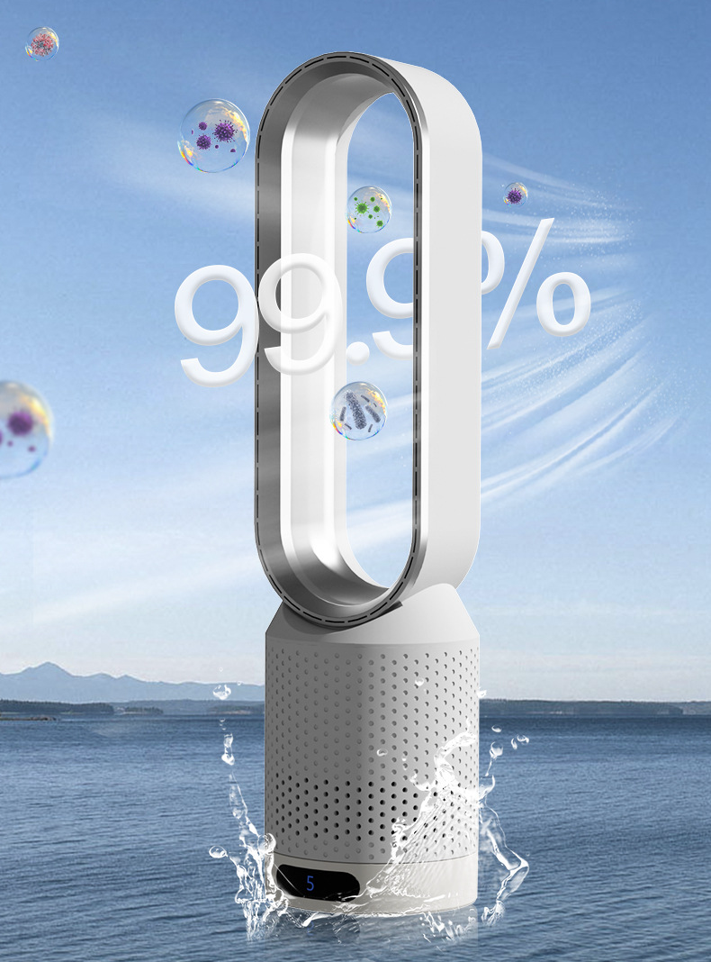 3-in-1 Tower Air Cooler | UV Purifier & Ioniser | Silent Fan | 6L Tank