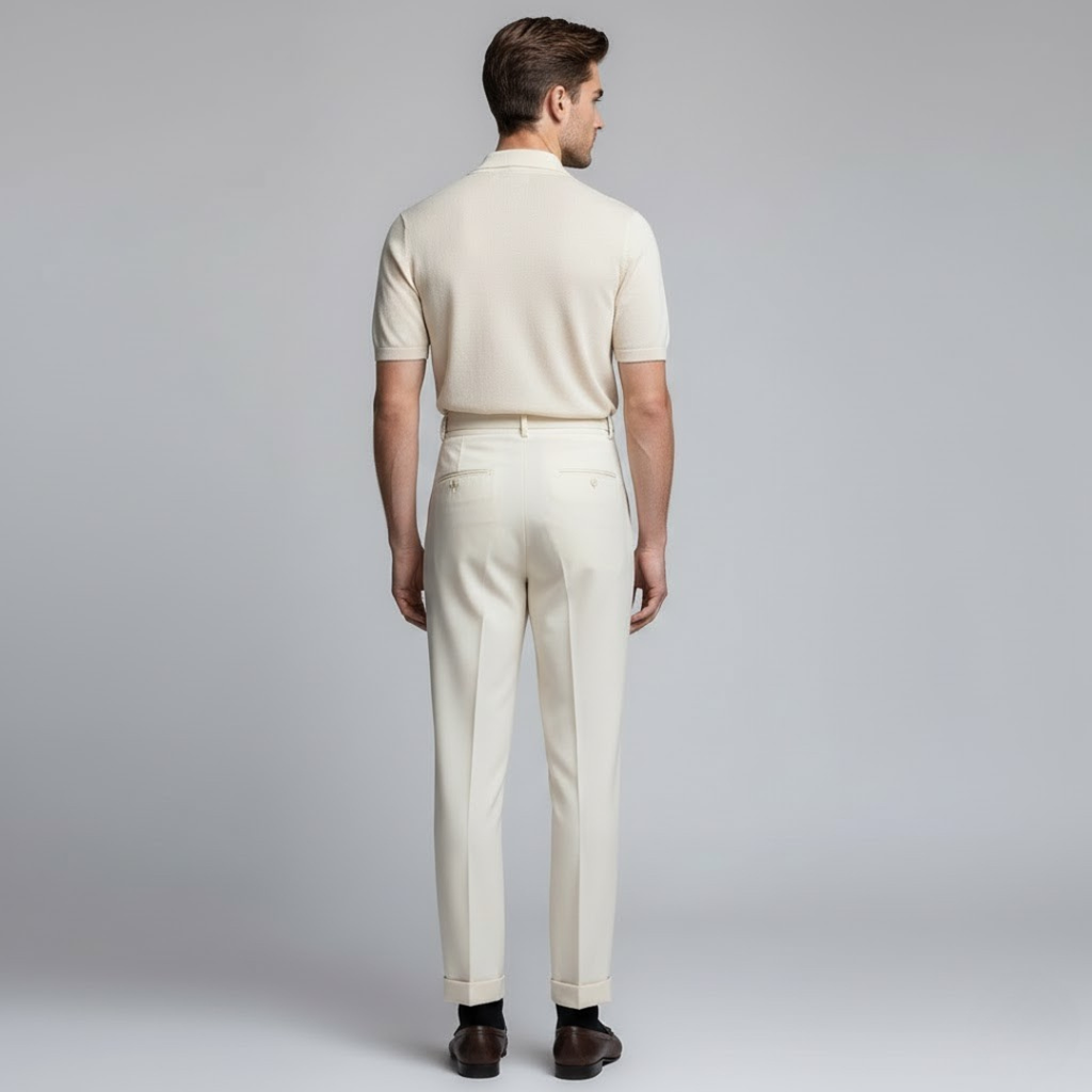 Covernorth Men’s Trousers with Double-Button & Side Adjusters