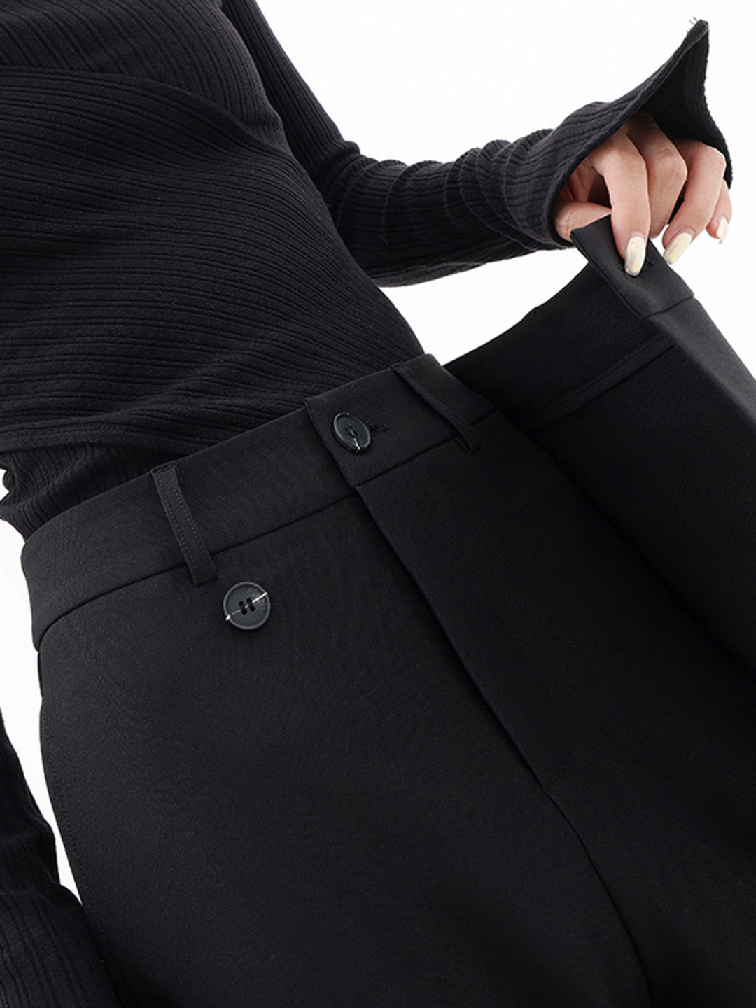 Covernorth Women’s Asymmetric Wide-Leg Trousers