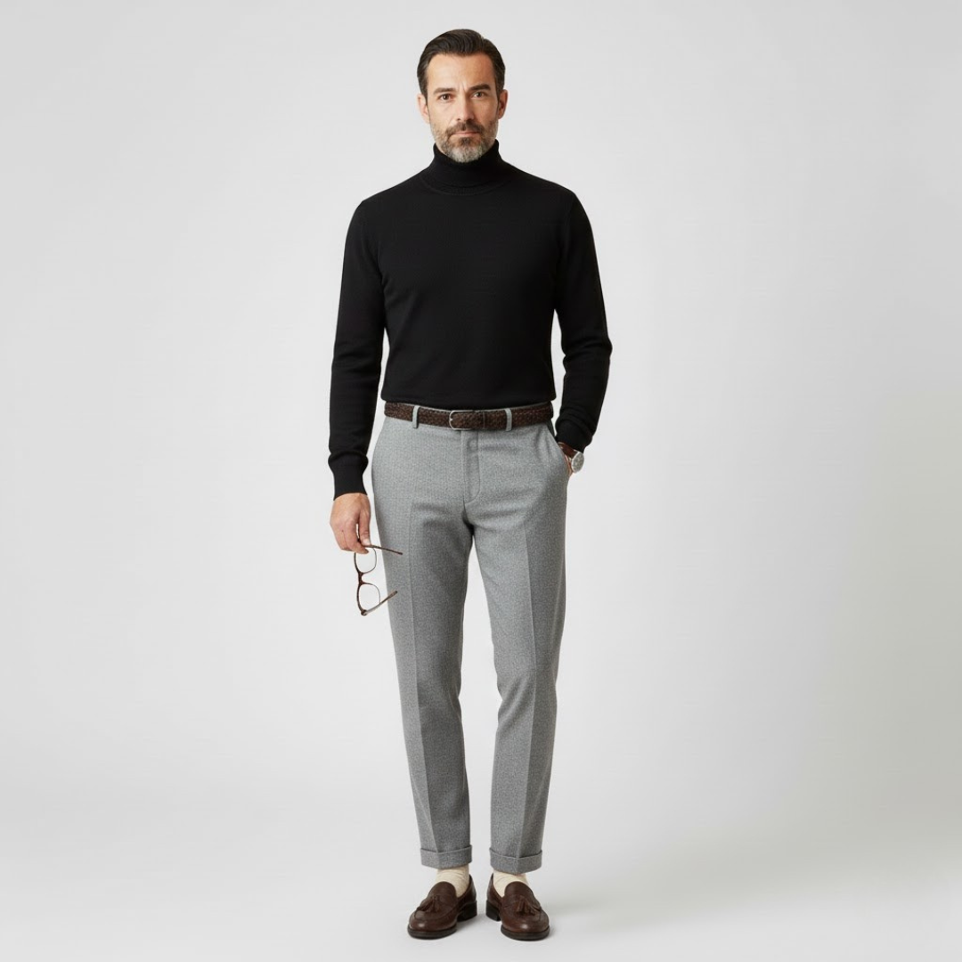 Covernorth Men’s Half-Turtleneck Sweater