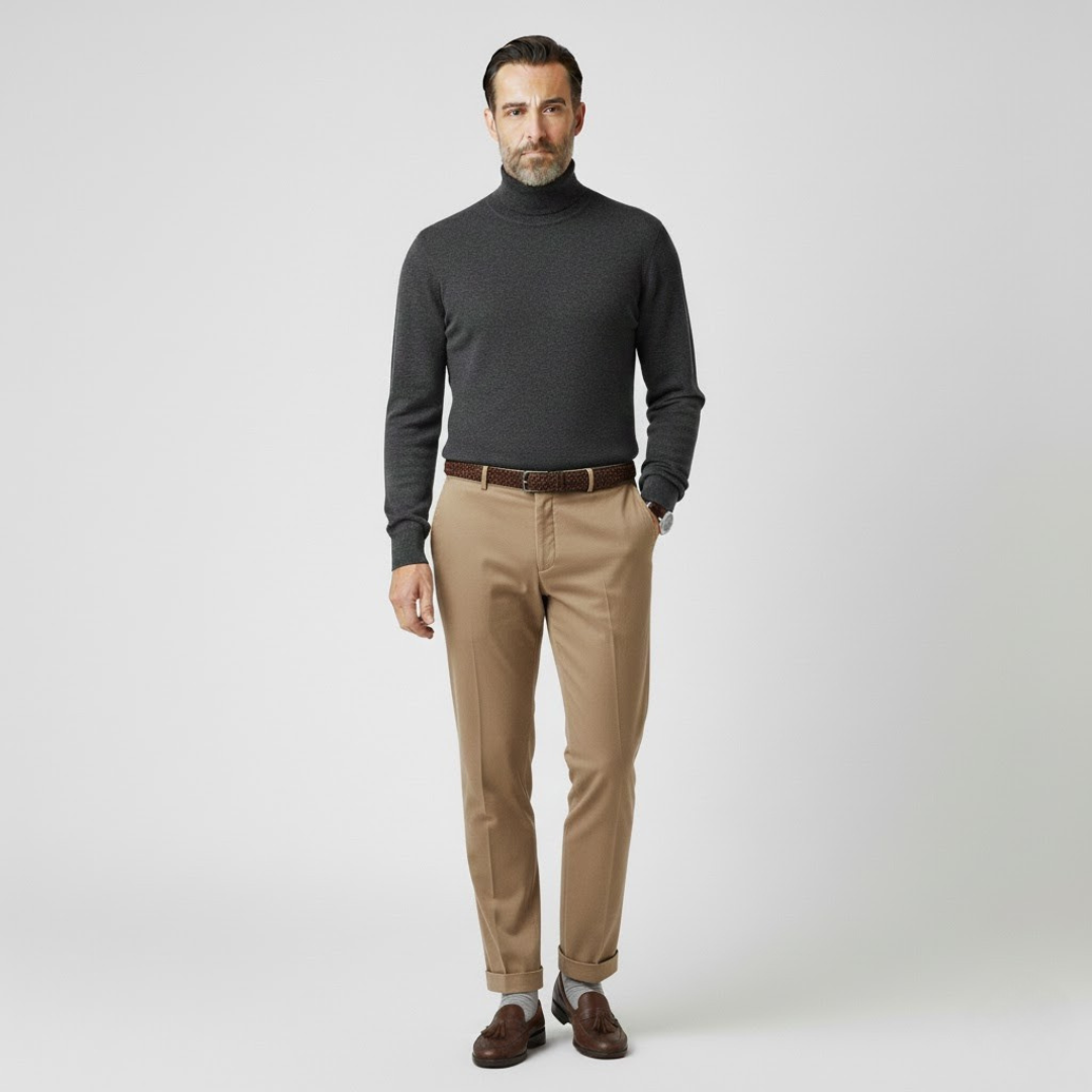 Covernorth Men’s Half-Turtleneck Sweater