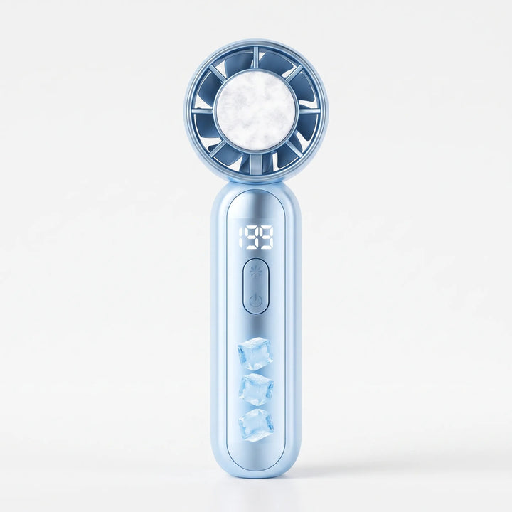 Portable Handheld Fan | Fast Cooling, LED Display | Travel & Outdoor