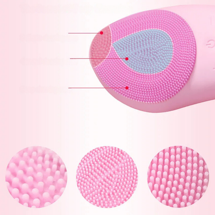 Ultrasonic Face Brush | Gentle Silicone | Daily Skincare