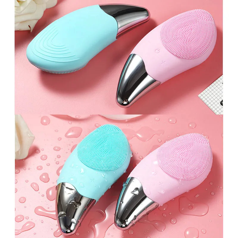 Ultrasonic Face Brush | Gentle Silicone | Daily Skincare