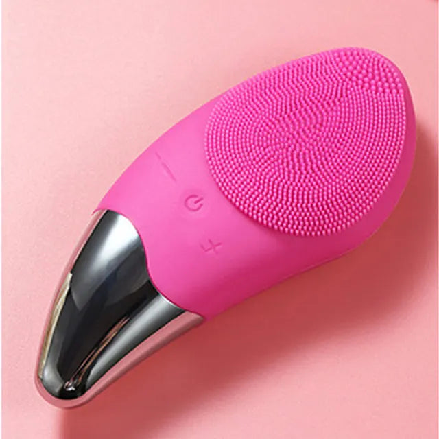Ultrasonic Face Brush | Gentle Silicone | Daily Skincare