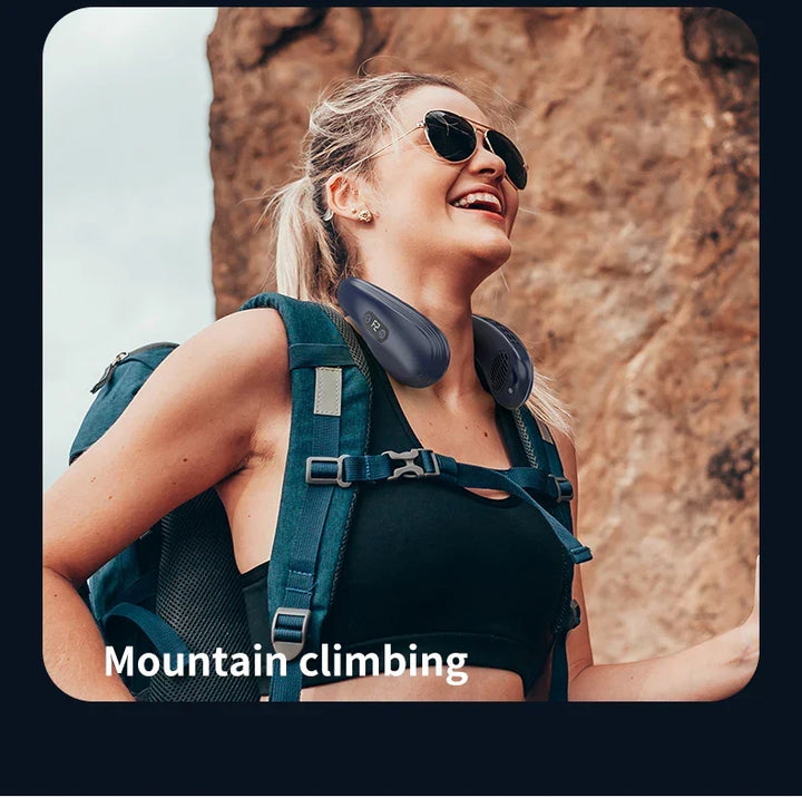 Portable Neck Fan | Hands-Free Cooling & Long Battery | Outdoor, Travel & Work