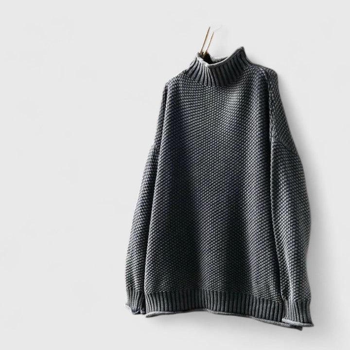 Covernorth Women's Oversized Knit Turtleneck Sweater