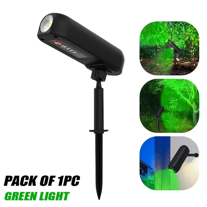 Waterproof Solar Landscape Spotlight Outdoor LED Garden Path Lighting