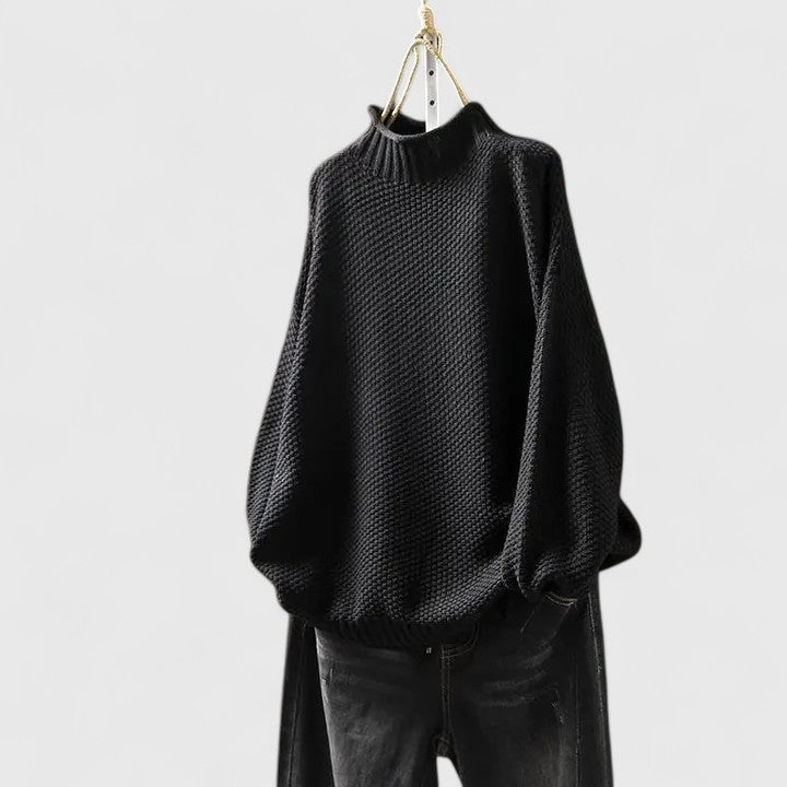 Covernorth Women's Oversized Knit Turtleneck Sweater