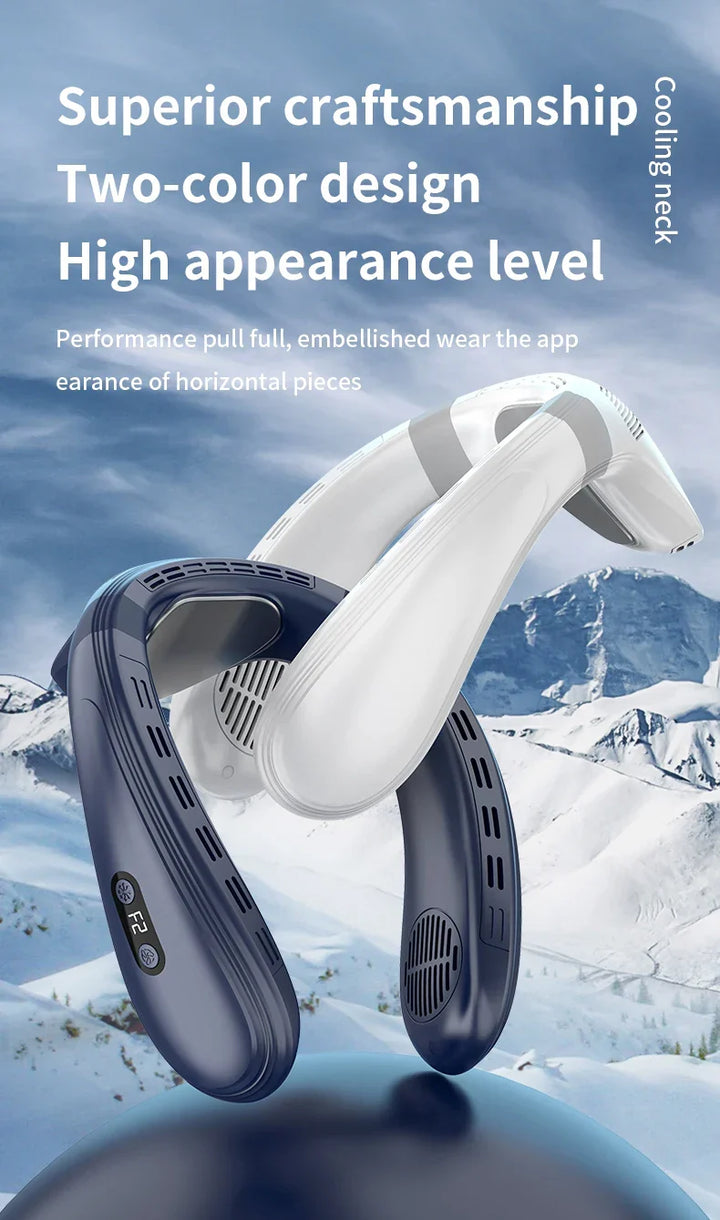 Portable Neck Fan | Hands-Free Cooling & Long Battery | Outdoor, Travel & Work