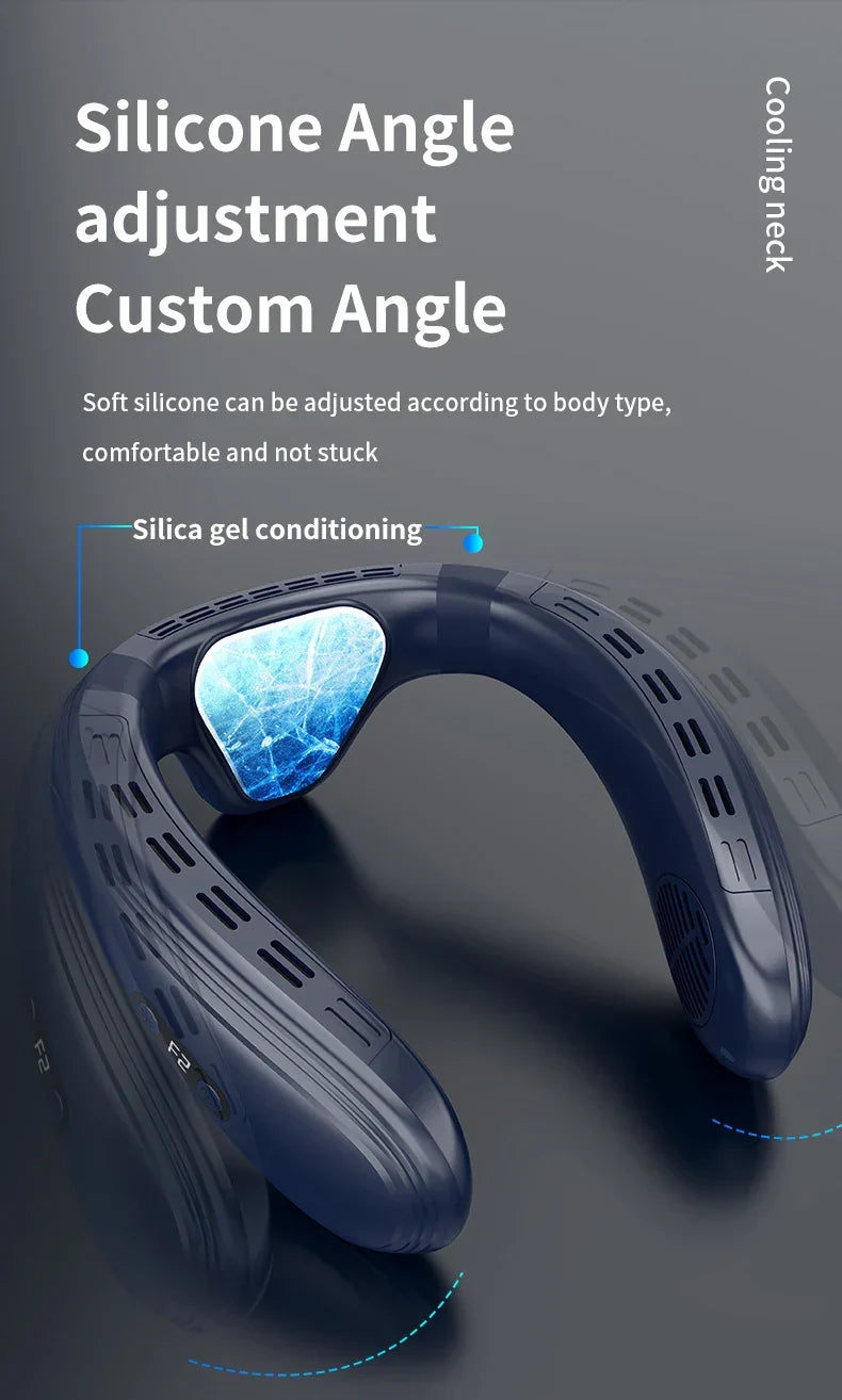 Portable Neck Fan | Hands-Free Cooling & Long Battery | Outdoor, Travel & Work