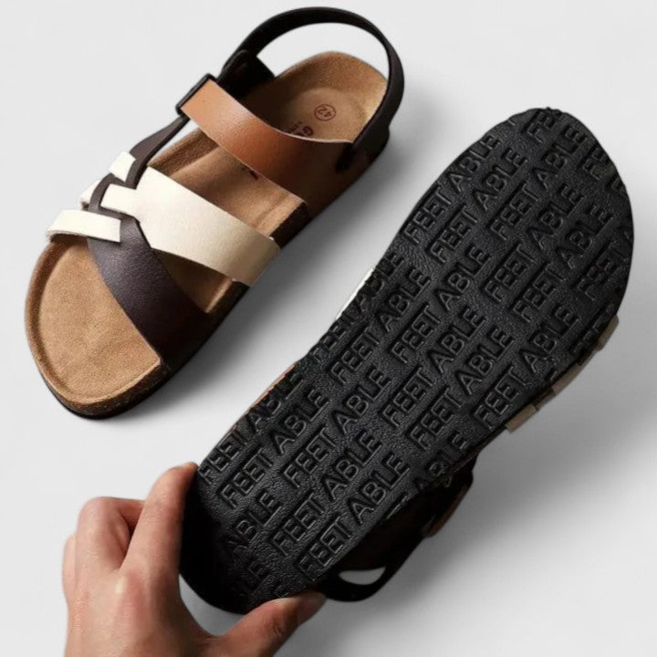 Multi-Strap Slingback Sandals