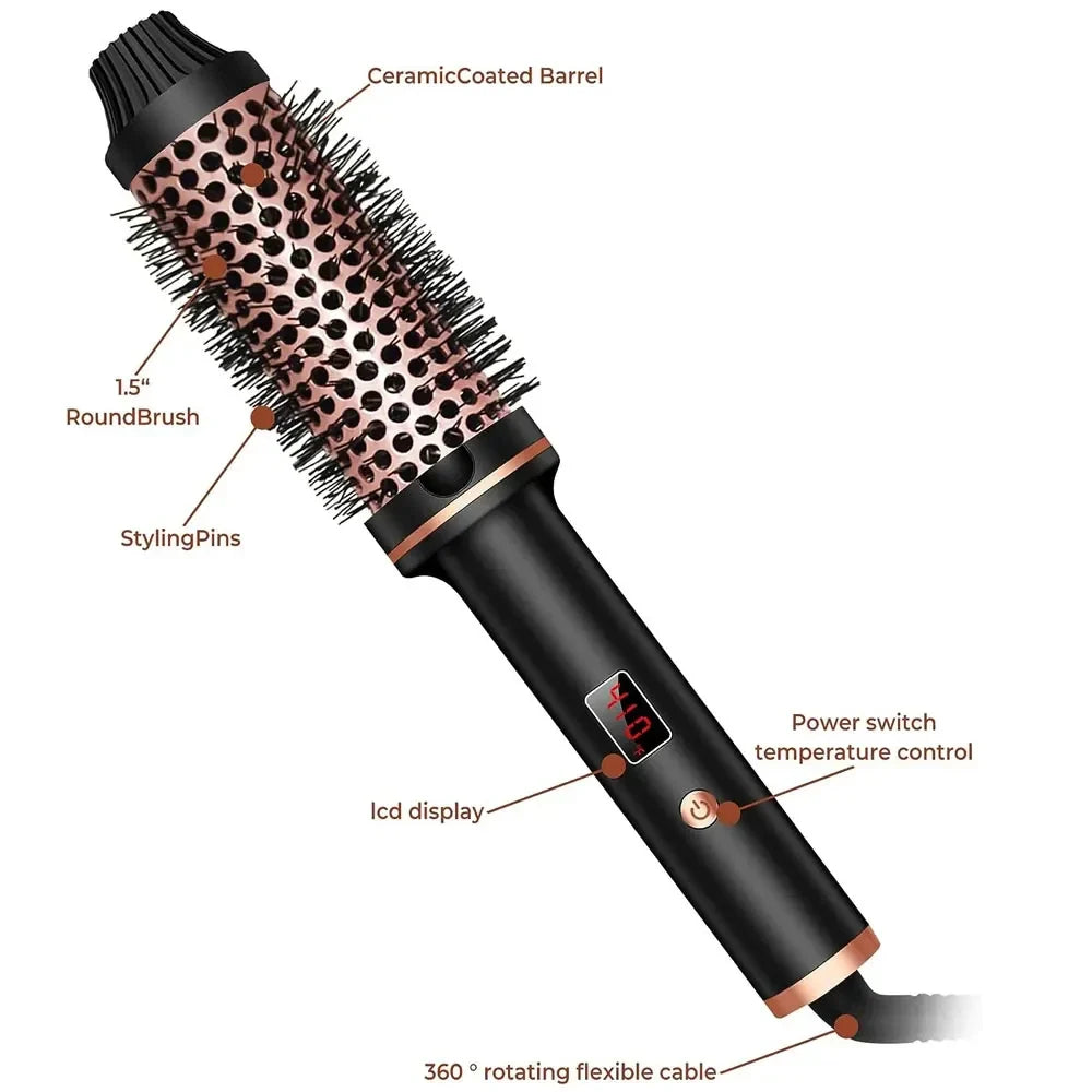 3in1 Ionic Hair Styler │ Ceramic Frizz Protection │ Daily Blowout │ Black