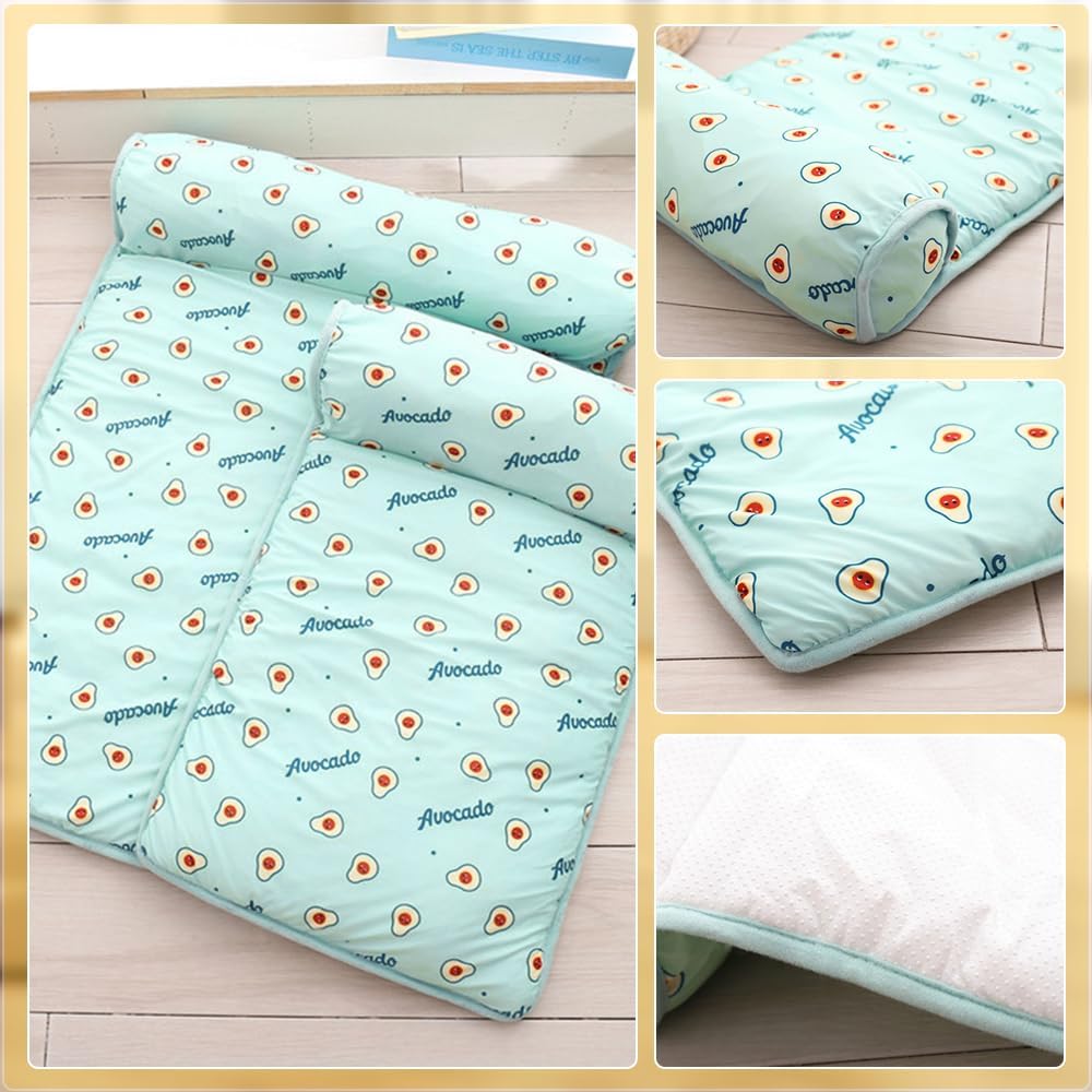 Pet Cooling Mat | Ice Silk Breathable Relief | Travel Car & Bed
