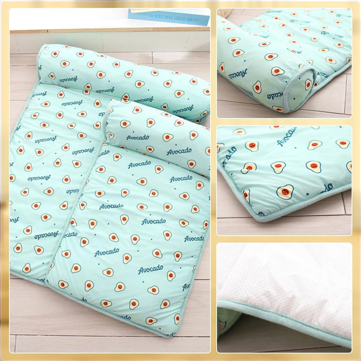Pet Cooling Mat | Ice Silk Breathable Relief | Travel Car & Bed