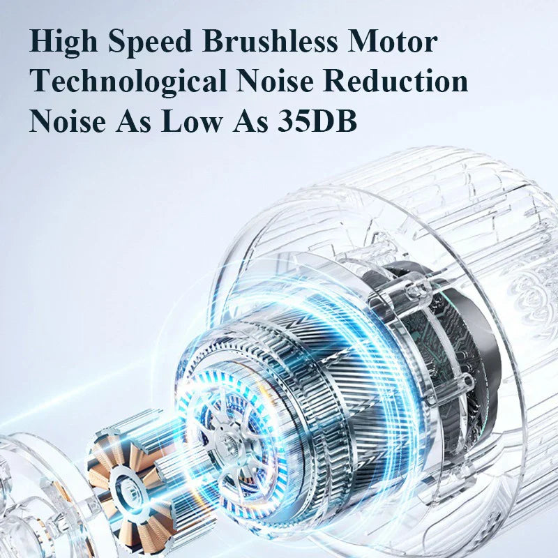 Rechargeable Wall Mounted Quiet Turbo LED Desktop Fan