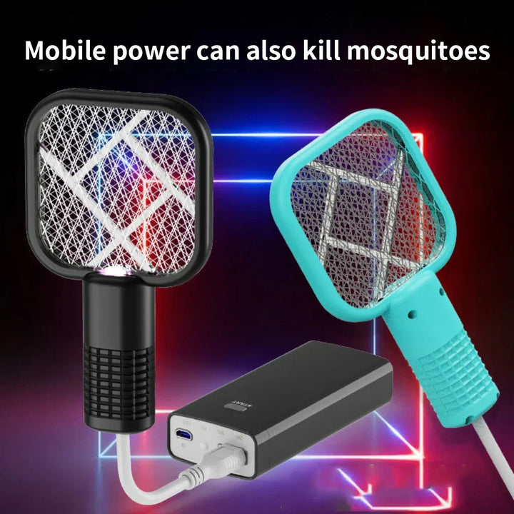 USB Mini Mosquito Zapper Lamp | UV Light Trap & Swatter | Bedroom