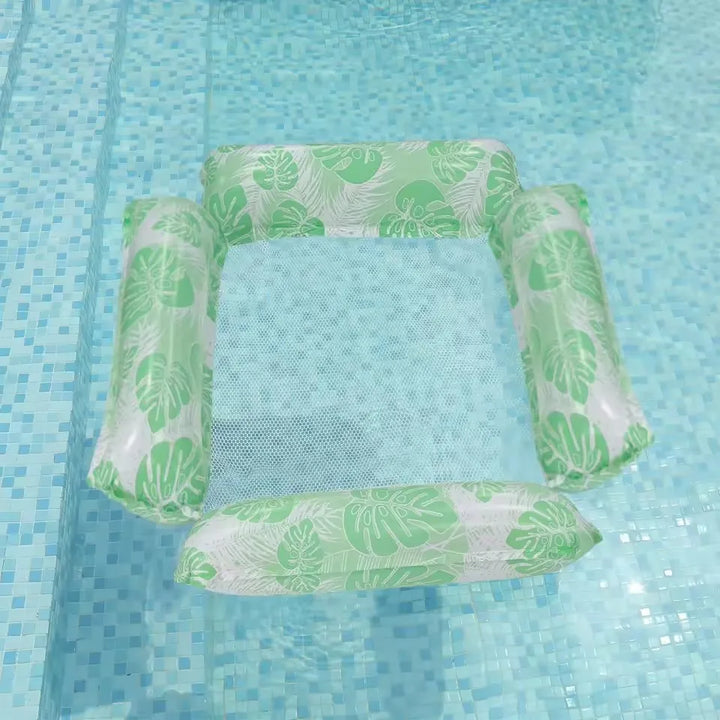 Inflatable Water Hammock | Cooling Mesh Seat | Pool & Lake Lounge