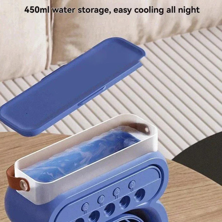 3-in-1 Air Cooler Fan | Mist Humidifier & LED Light | Desk & Travel