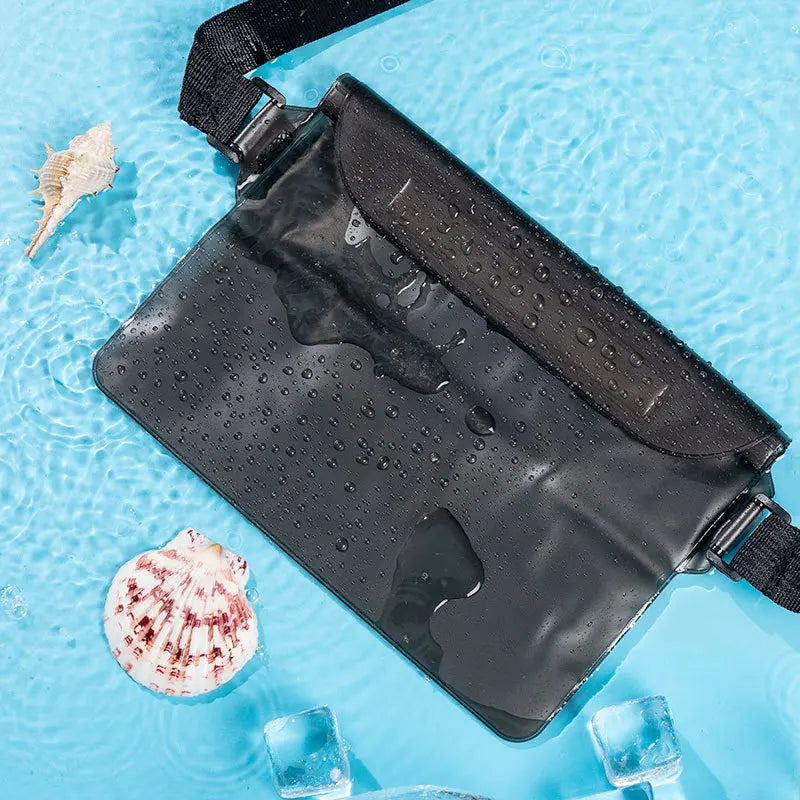 Waterproof Waist Pouch │ Dry Bag with Triple Seal Protection │ Beach & Swimming