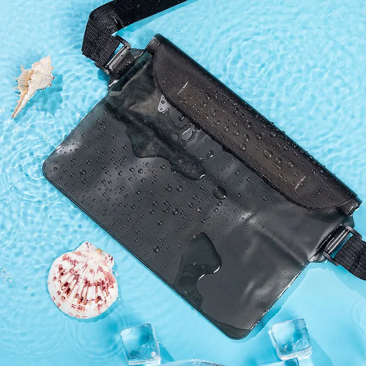 Waterproof Waist Pouch │ Dry Bag with Triple Seal Protection │ Beach & Swimming
