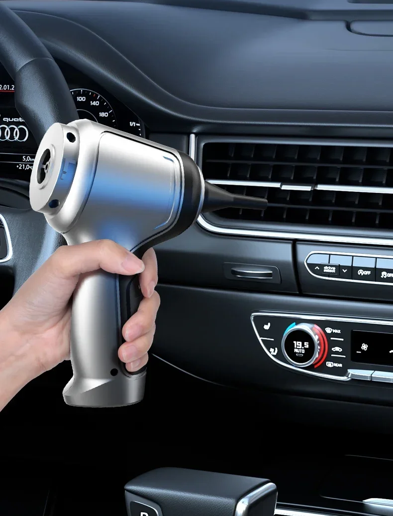 Portable Car Vacuum Cleaner High Suction Cordless Mini Duster