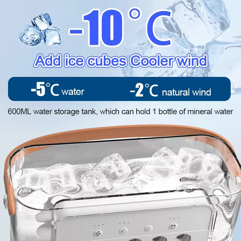 Portable 3-Speed Desktop Air Cooler Mist Cooling Fan