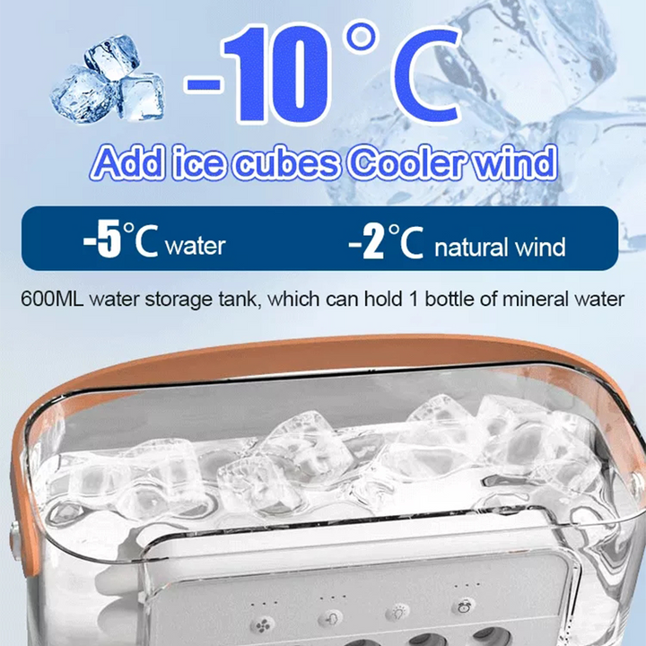 Portable 3-Speed Desktop Air Cooler Mist Cooling Fan