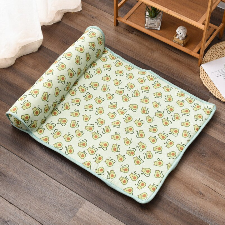 Pet Cooling Mat | Ice Silk Breathable Relief | Travel Car & Bed