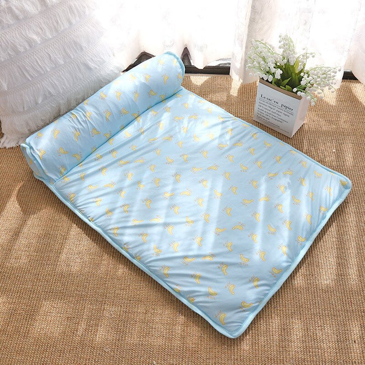 Pet Cooling Mat | Ice Silk Breathable Relief | Travel Car & Bed
