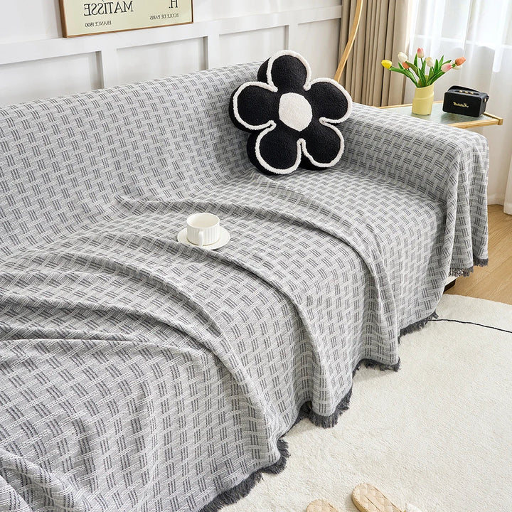 Woven Sofa Cover Throw | Protective Draping | Living Room & Lounge