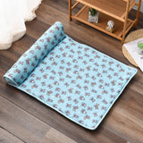 Pet Cooling Mat | Ice Silk Breathable Relief | Travel Car & Bed