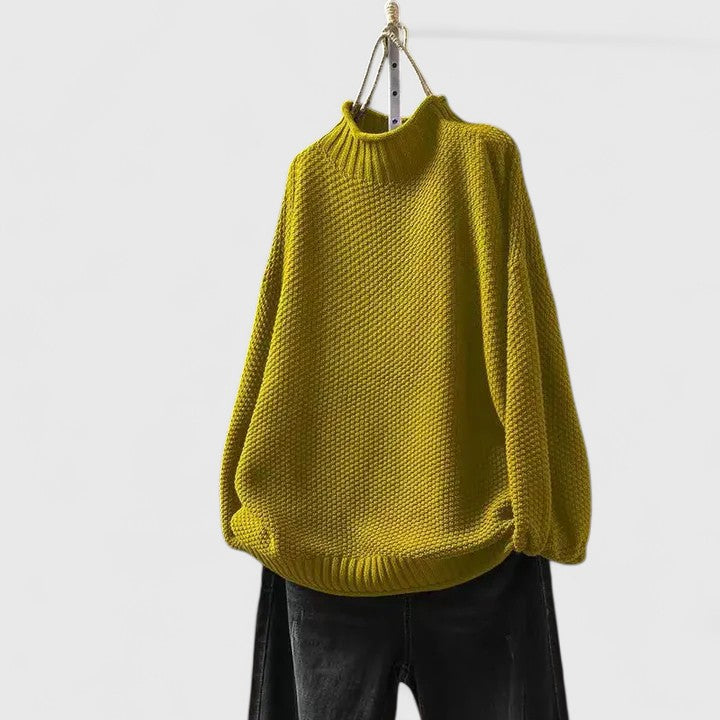 Covernorth Women's Oversized Knit Turtleneck Sweater