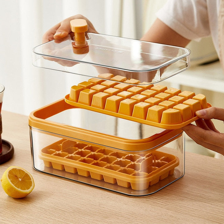 Ice Dispenser Box | One-Push Release & Large Capacity | Kitchen & Bar