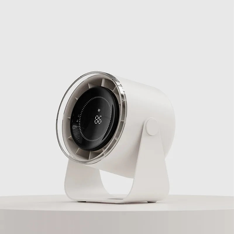 Rechargeable Wall Mounted Quiet Turbo LED Desktop Fan