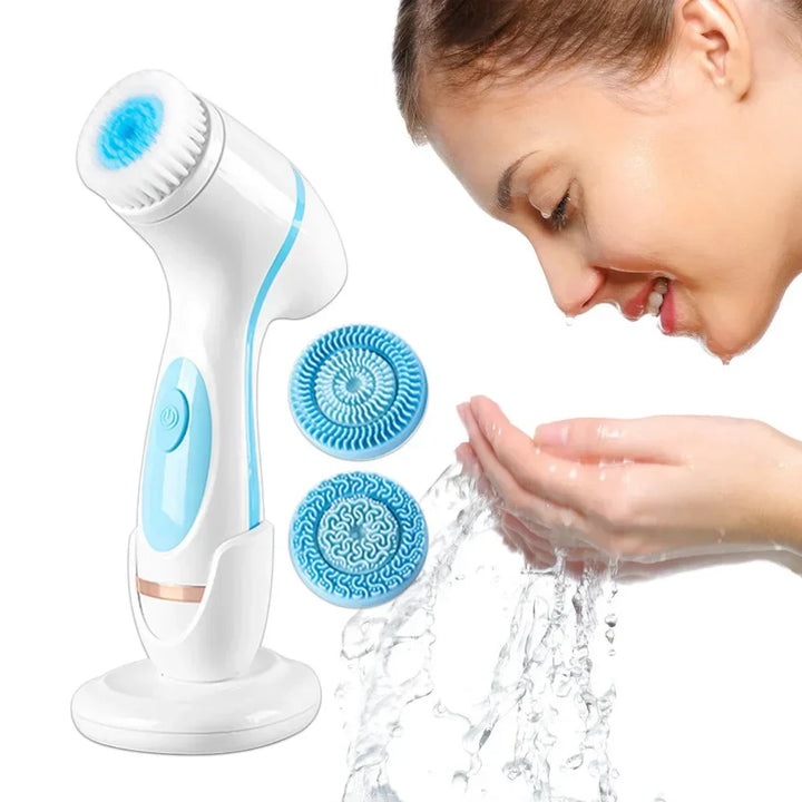 Facial Cleansing Brush | Waterproof Rotating Spin | Skincare Spa