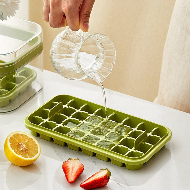 Ice Dispenser Box | One-Push Release & Large Capacity | Kitchen & Bar