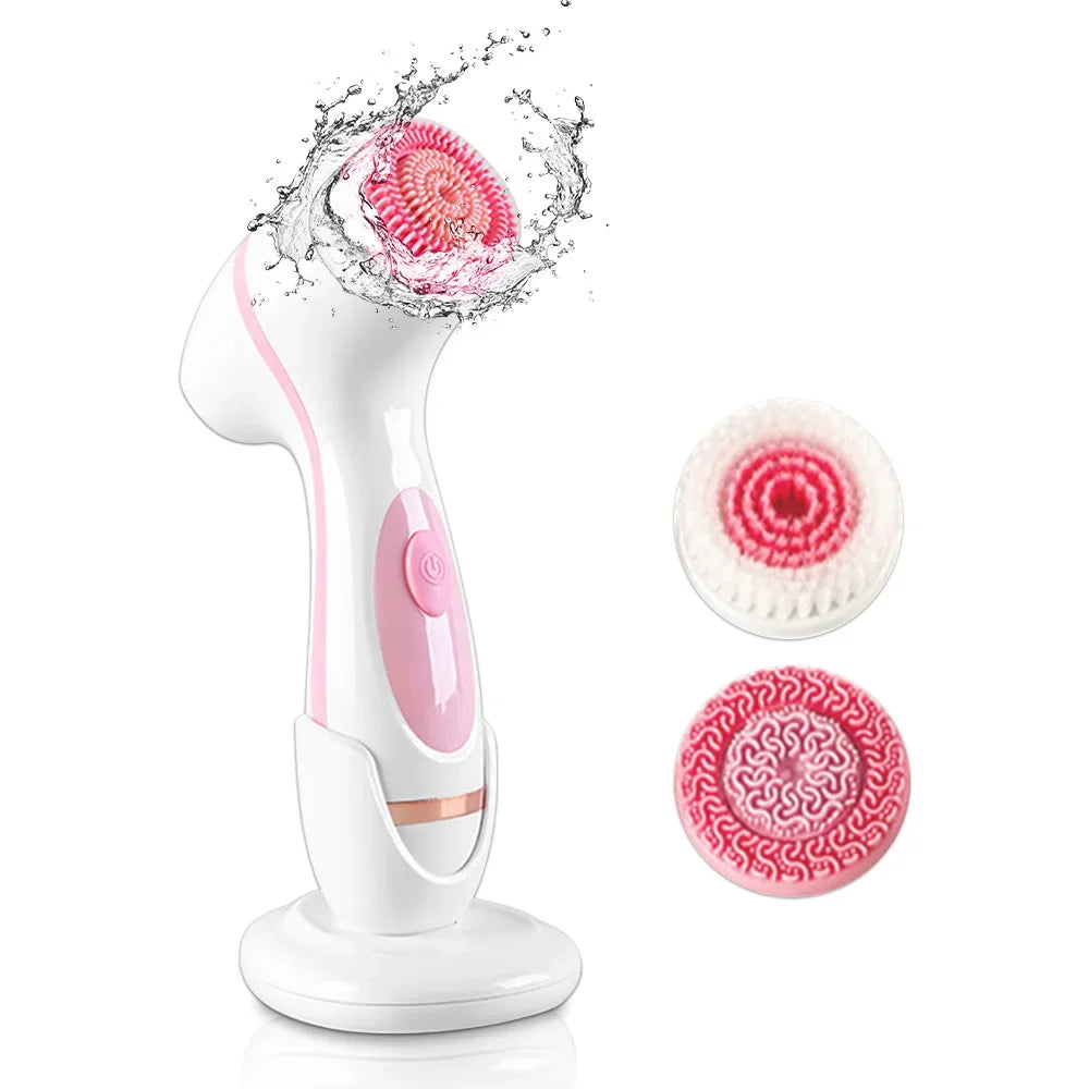 Facial Cleansing Brush | Waterproof Rotating Spin | Skincare Spa