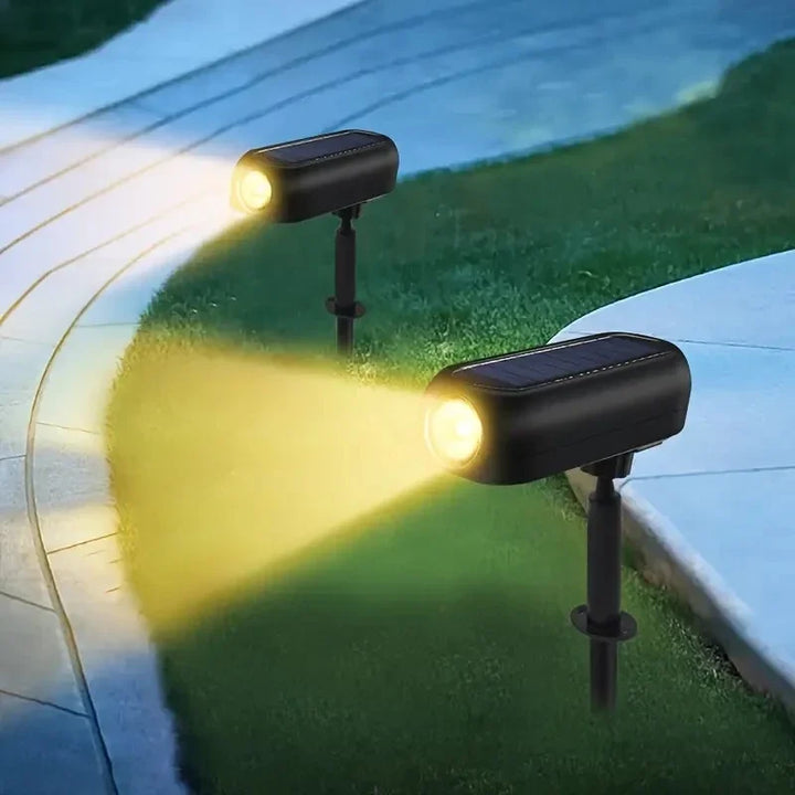 Waterproof Solar Landscape Spotlight Outdoor LED Garden Path Lighting