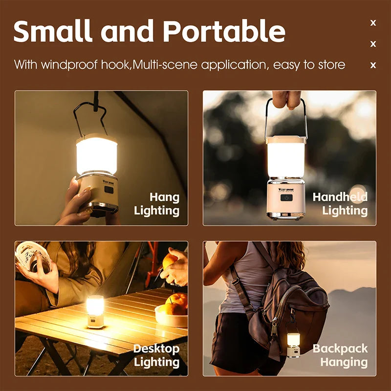 Mosquito Repellent Outdoor Lamp | Rechargeable | Tent, Patio & Hiking