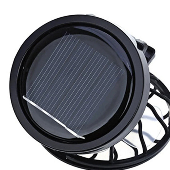 Solar Clip On Hat Fan │ Portable Mini Cooling │ Travel & Fishing │ Black